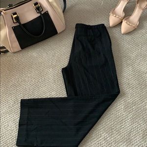 Business black trouser with stripes